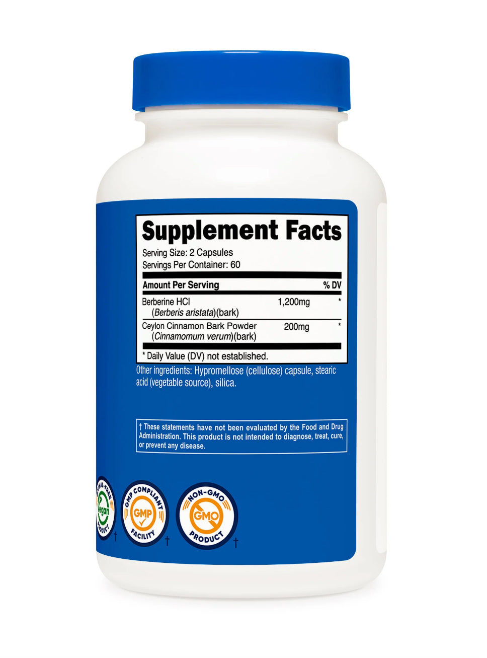 BERBERINE HCL NUTRICOST - 120 CAPSULAS