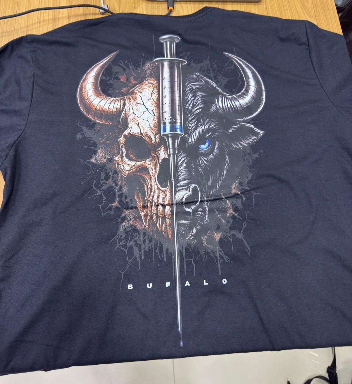 CAMISA OVERSIZED PRETA SKULL