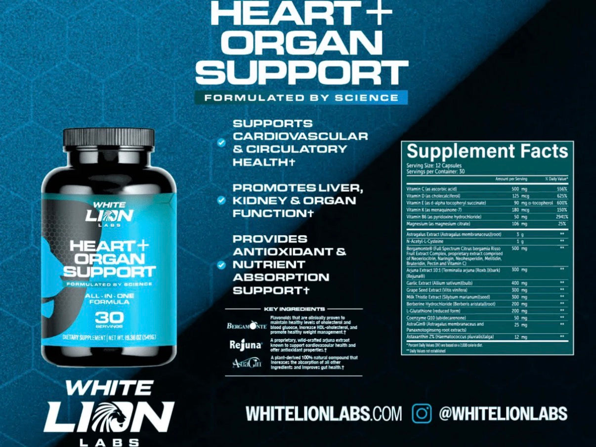 HEART + ORGAN SUPPORT - 360 CAPSULES