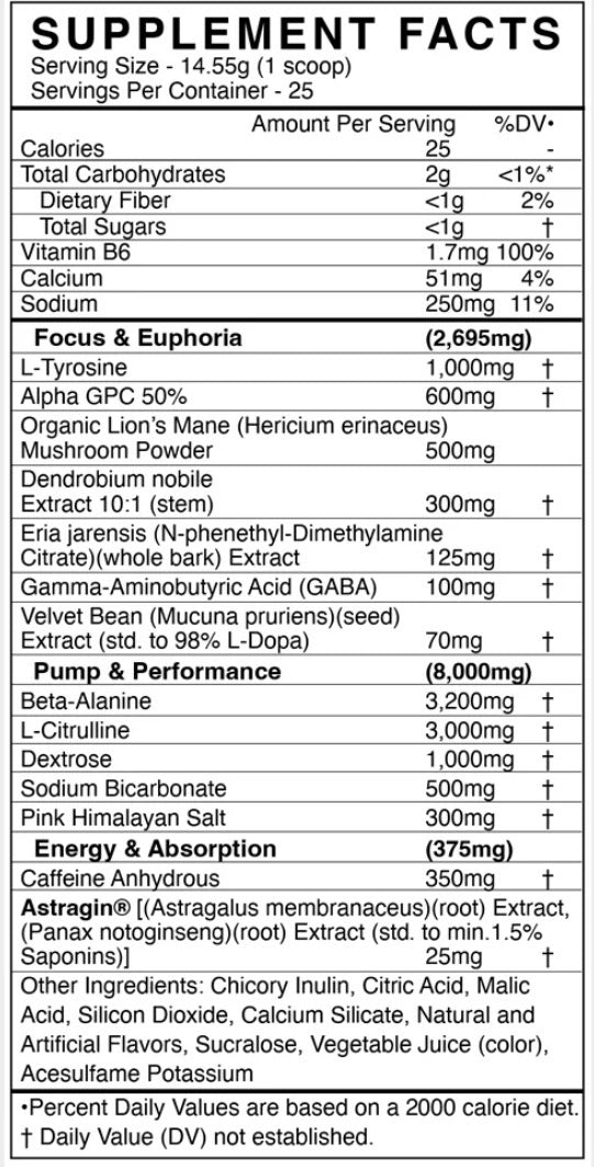 PRÉ TREINO ADRENOLYN NOOTROPIC - 394G