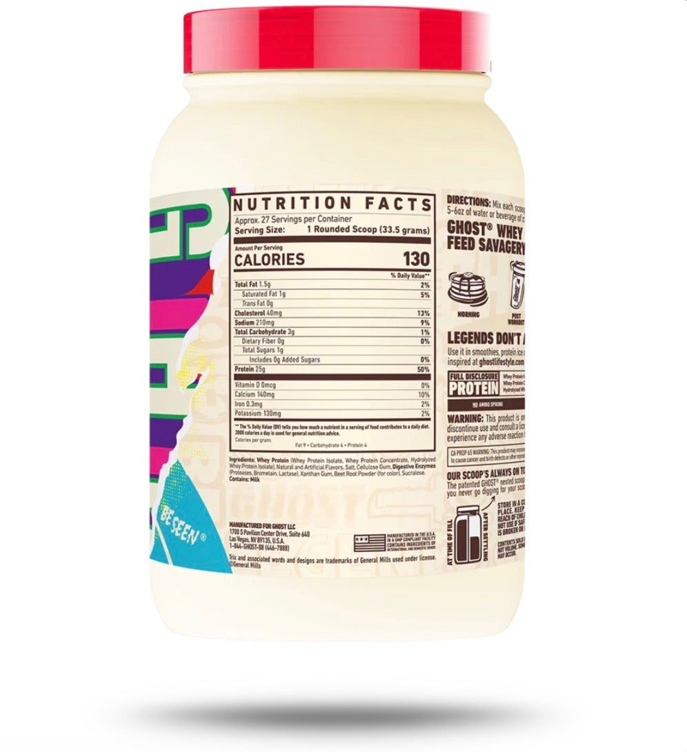 GHOST WHEY PEANUT TRIX CEREAL MILK - 908G