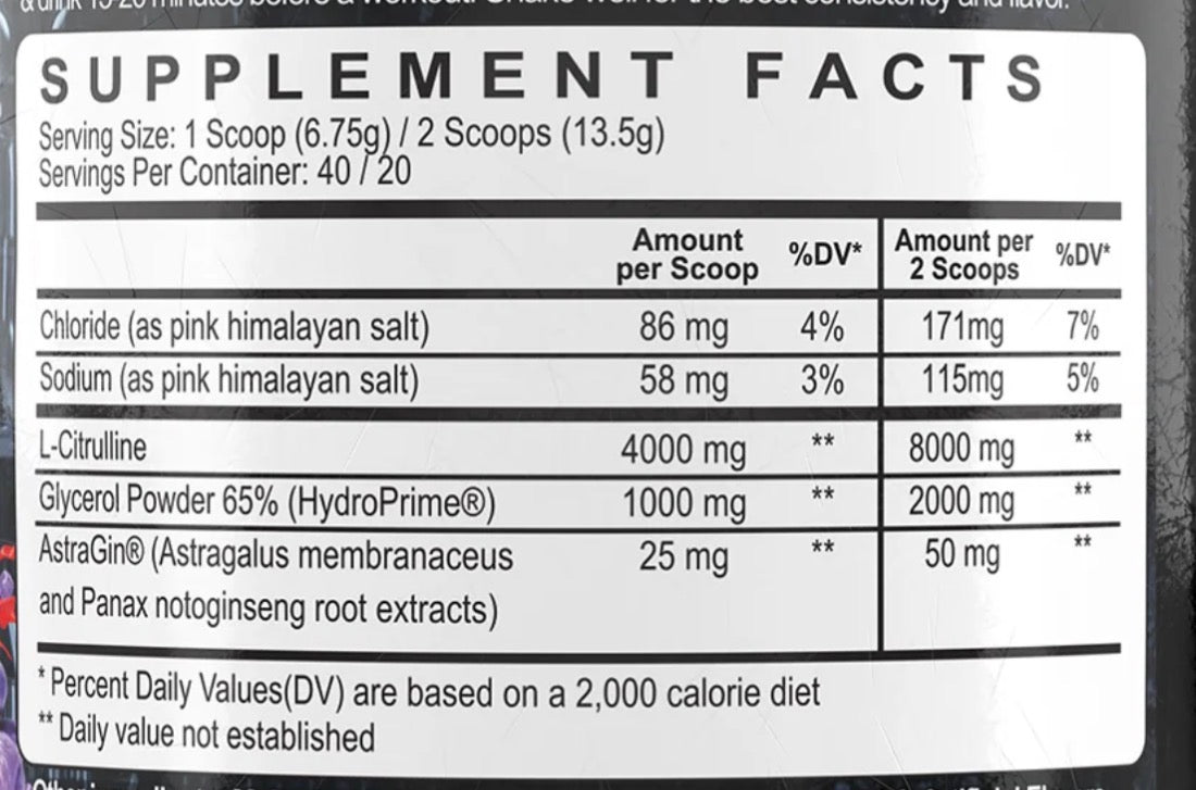 PRÉ TREINO EDGE PUMP - 270G (SEM CAFEINA)