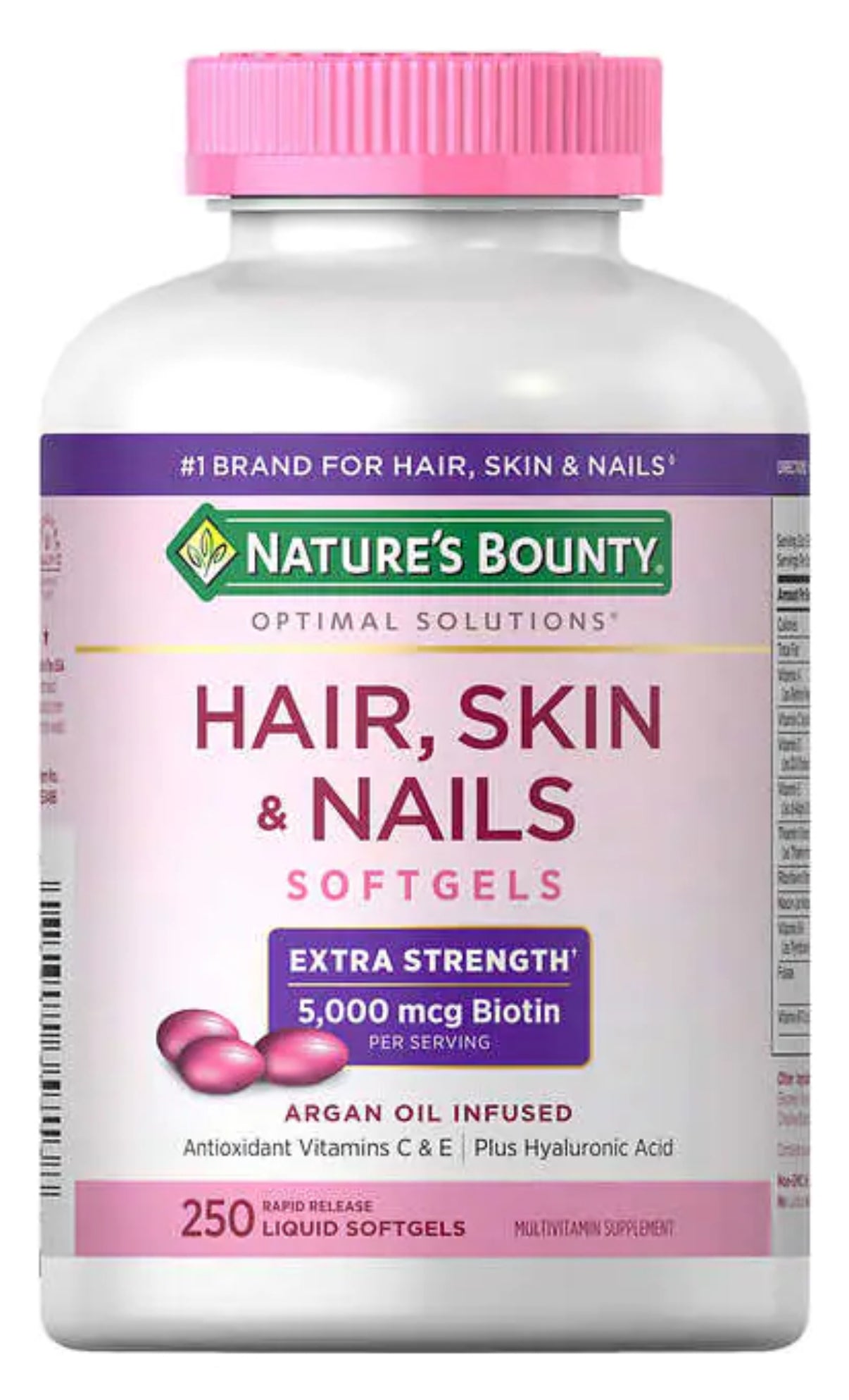 VITAMINA PELE + UNHAS + CABELOS 250 SOFTGELS