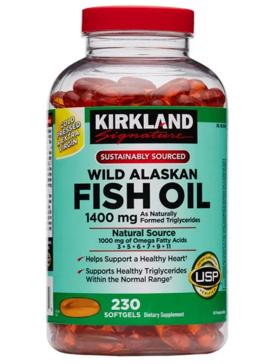 OMEGA 3 KIRKLAND 1400MG - 230 SOFTGELS