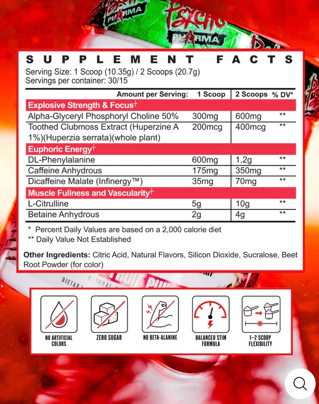 PRÉ TREINO VITALS - 310G