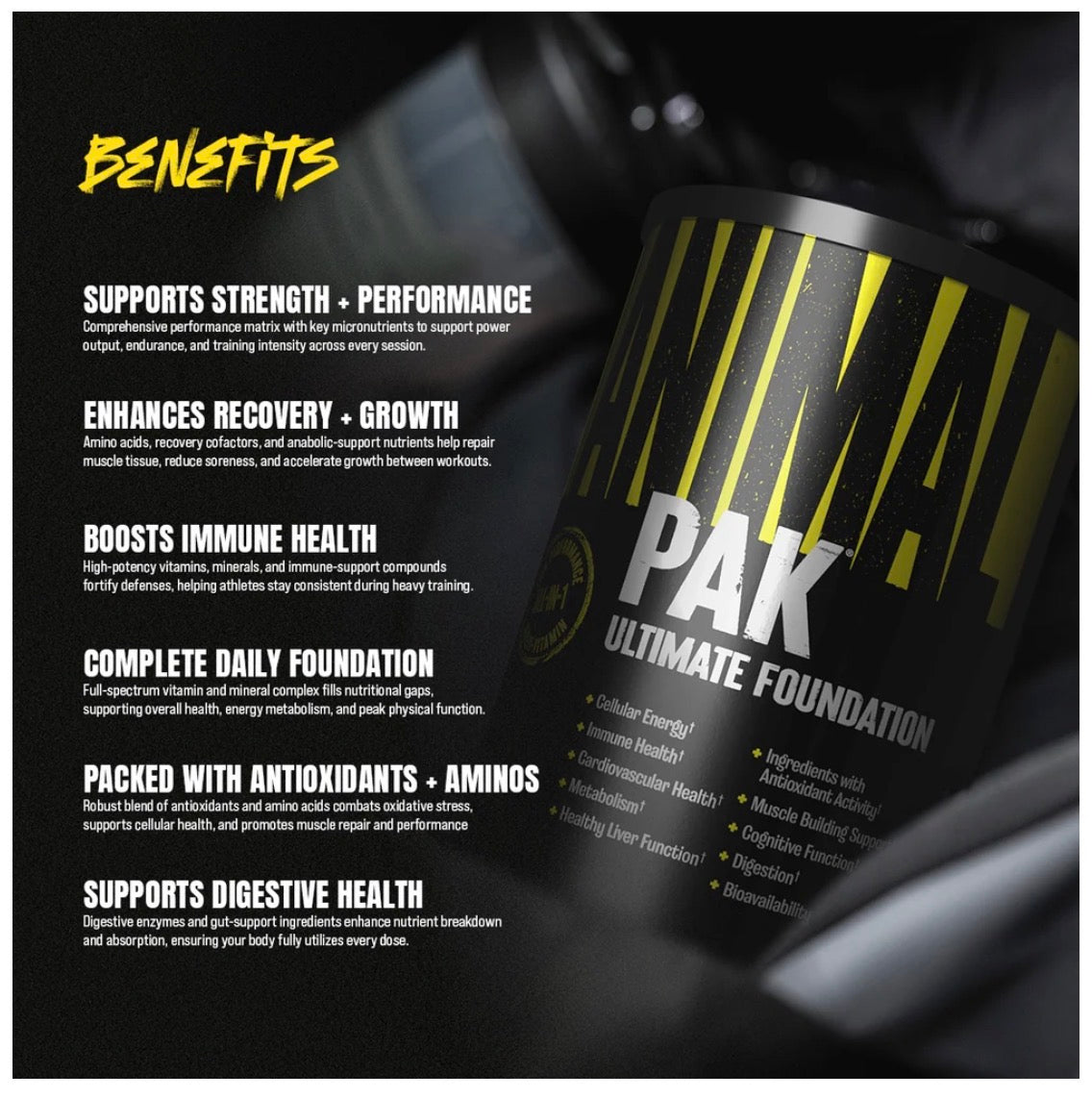 ANIMAL PAK - 44 PACKS
