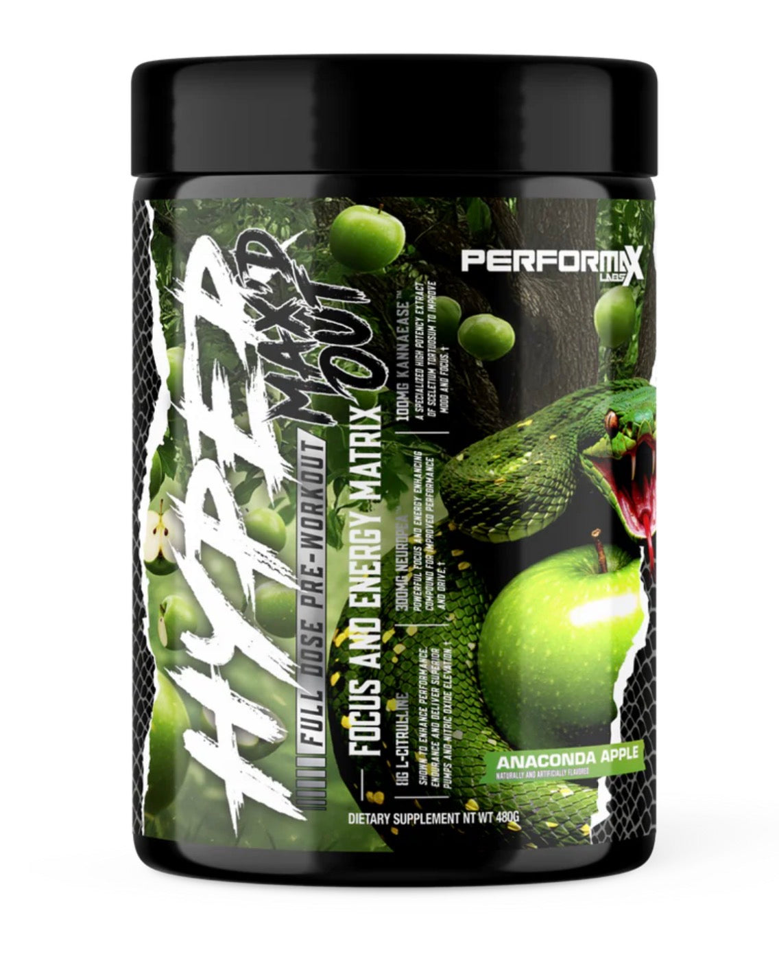 PRÉ TREINO HYPER MAX OUT - 480G