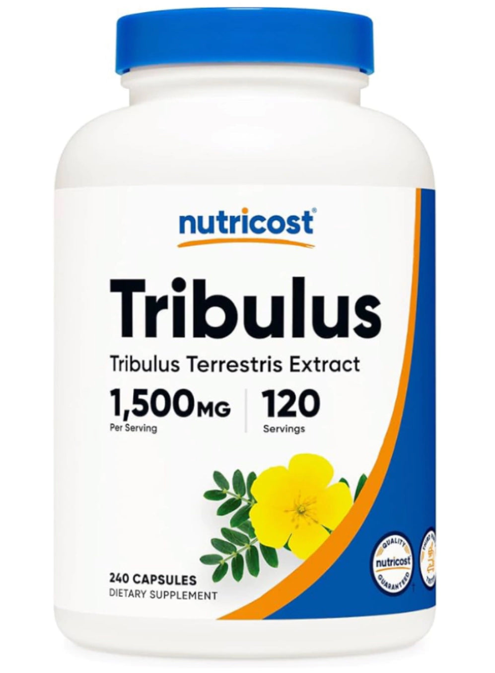 TRIBULUS TERRESTRIS 1500MG IMPORTADO 240 CÁPSULAS (RENDE 4 MESES)