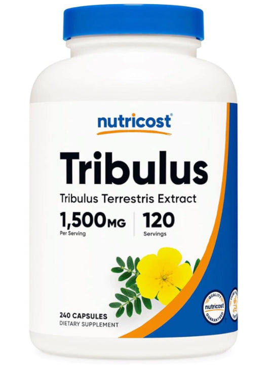 TRIBULUS TERRESTRIS 1500MG IMPORTADO 240 CÁPSULAS (RENDE 4 MESES)