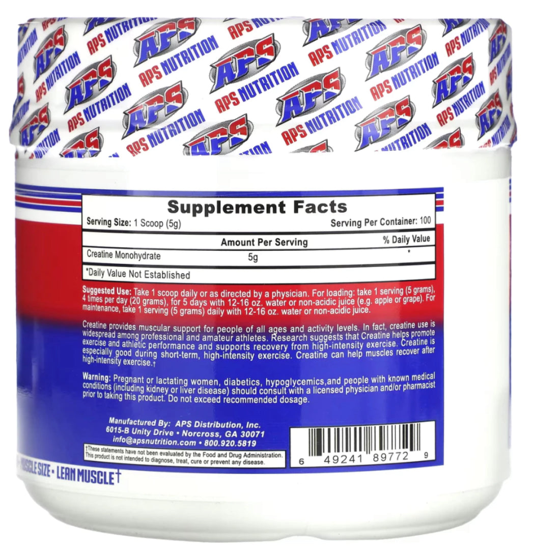 CREATINE MONOHYDRATE APS - 500G