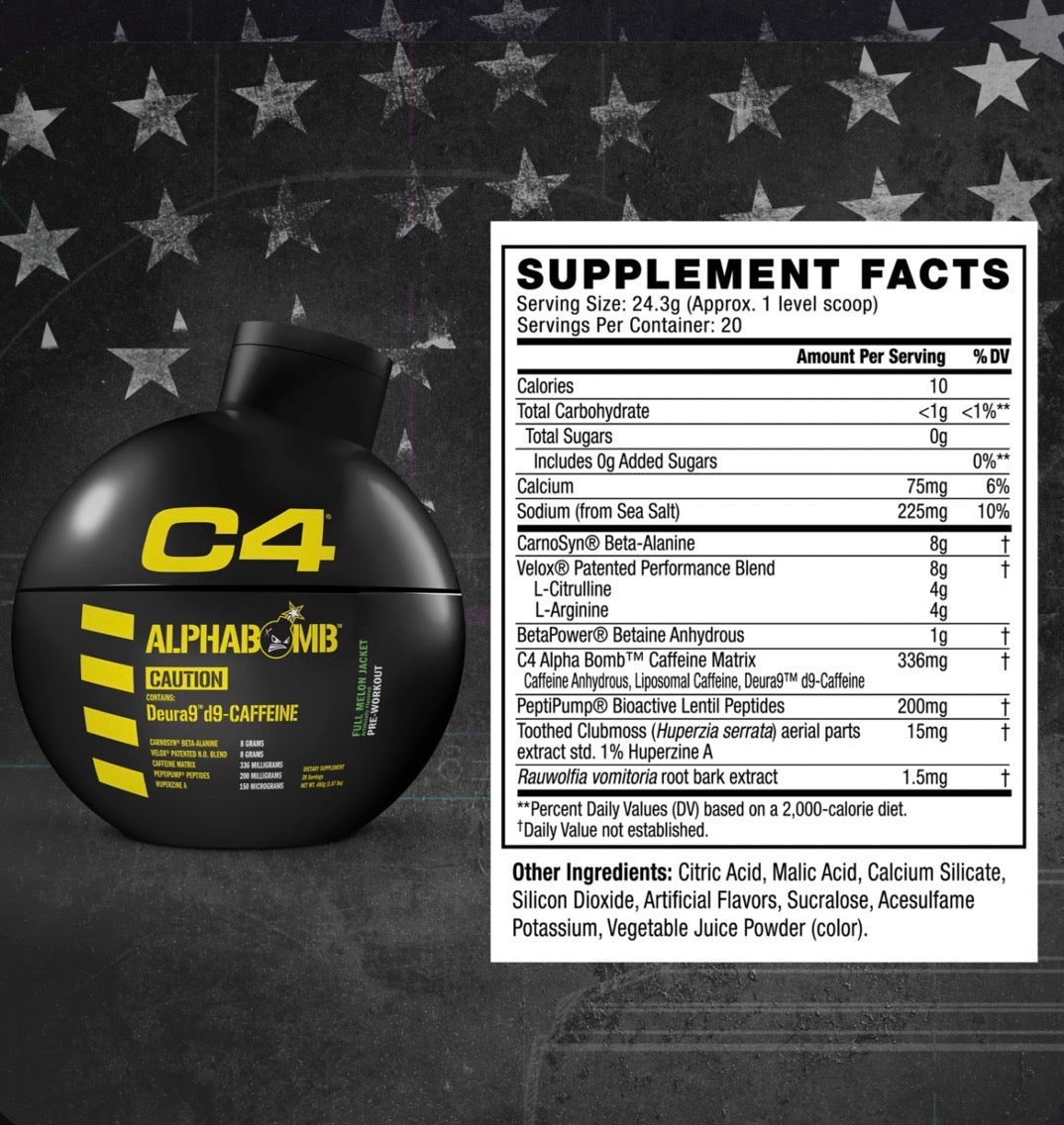 PRÉ TREINO C4 BOMB - 490G