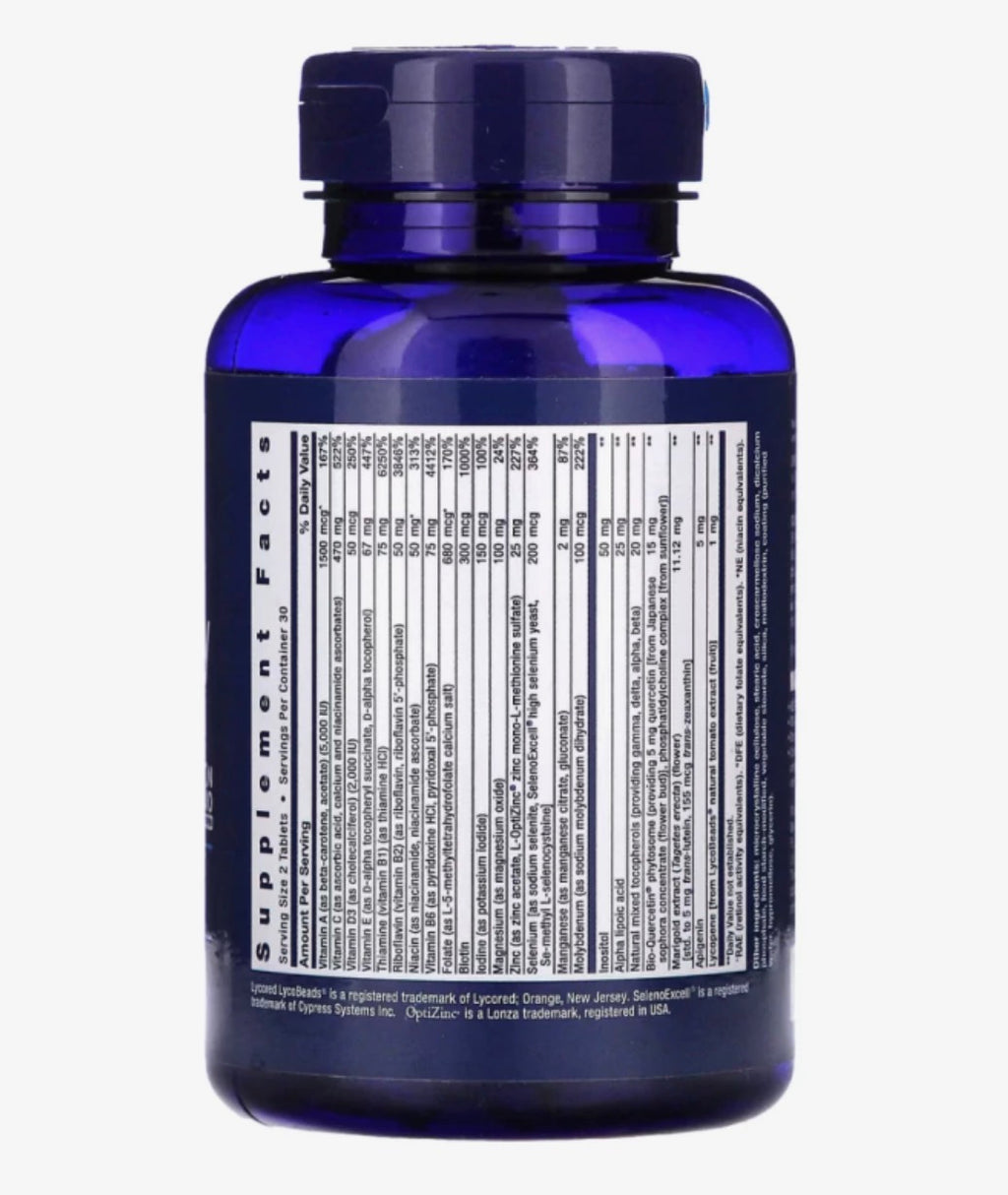 MULTIVITAMINICO TWO PER DAY LIFE EXTENSION - 60 TABLETES