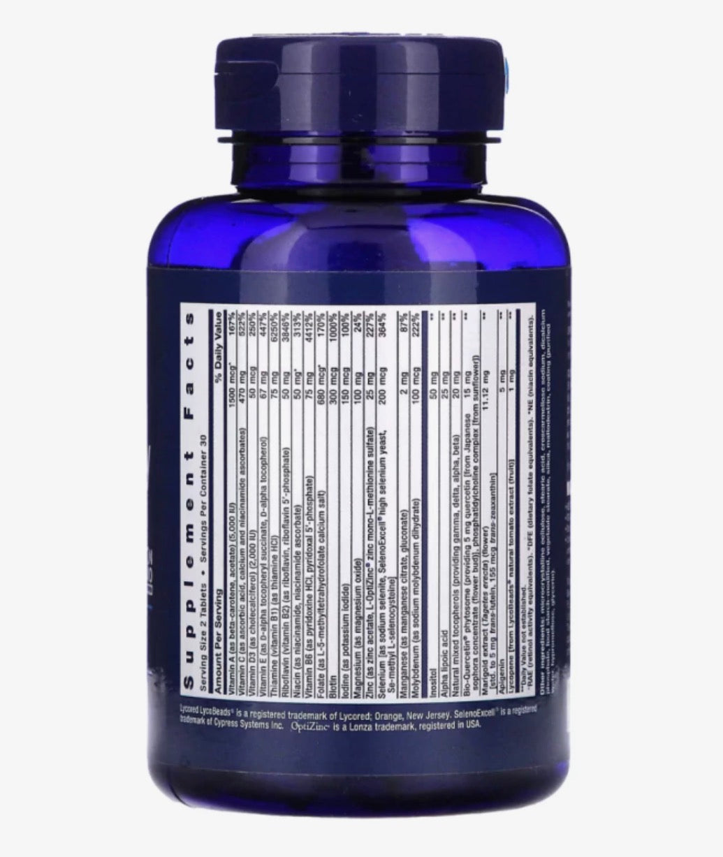 MULTIVITAMINICO TWO PER DAY LIFE EXTENSION - 60 TABLETES