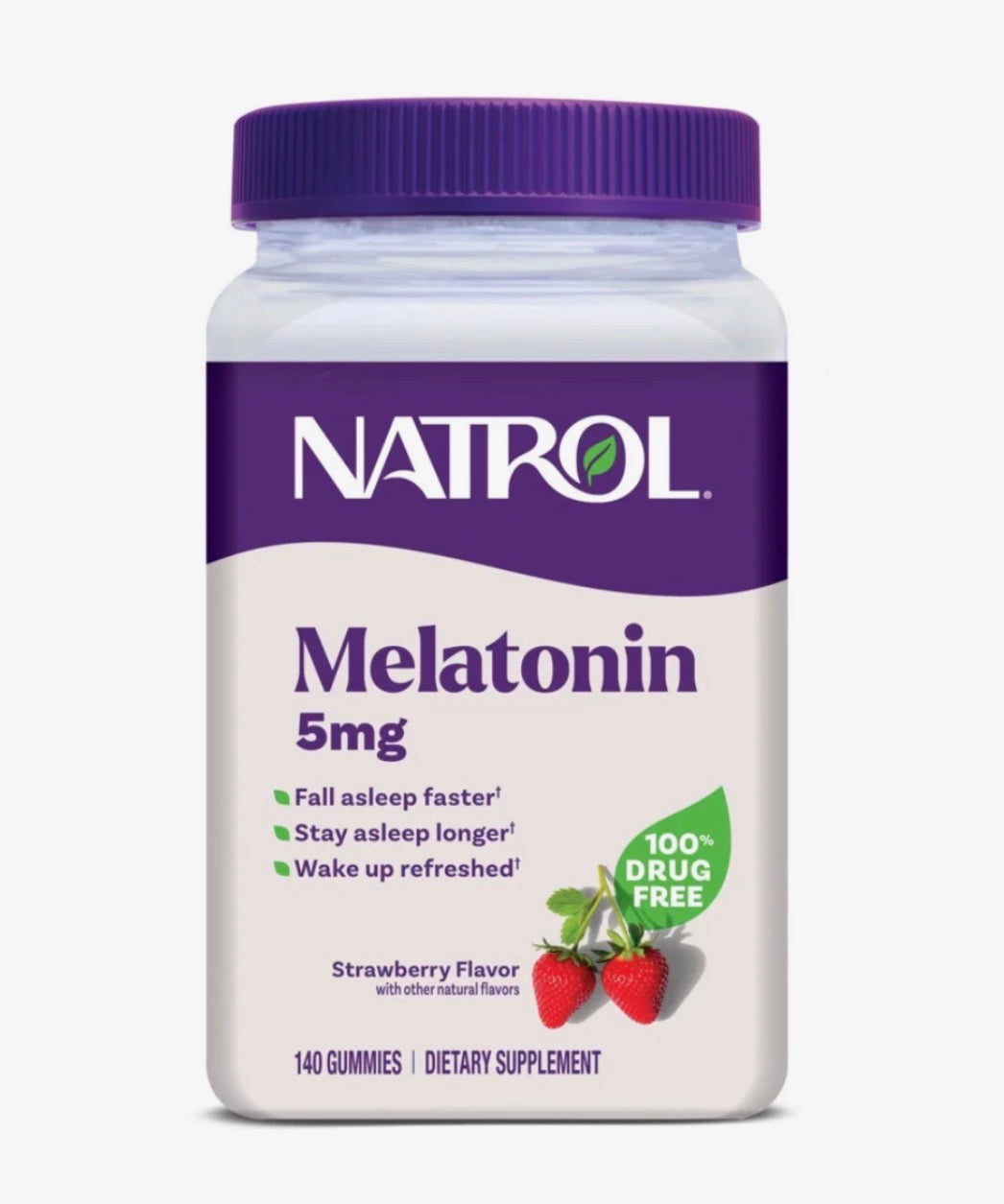 MELATONINA NATROL 5MG 140 GUMMIES (DOSES)