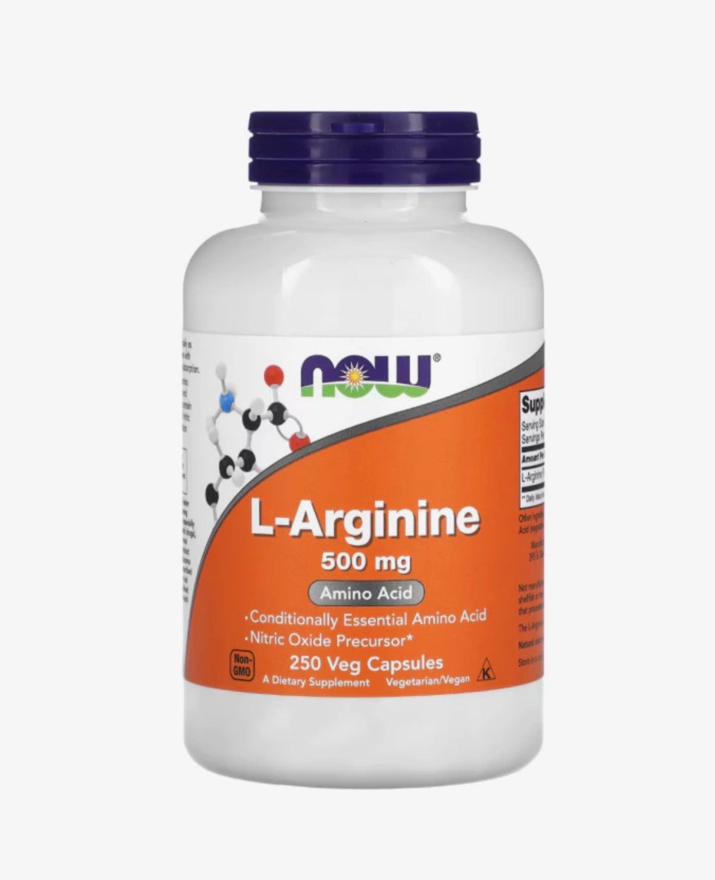 L-ARGININE 500 MG - 250 CAPSULAS
