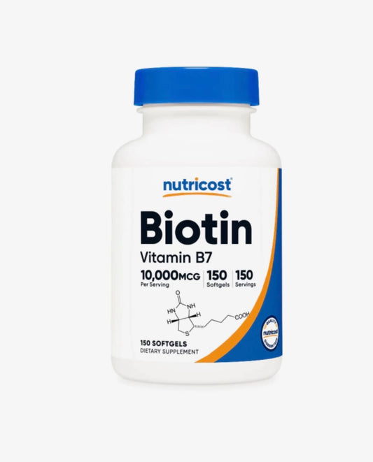 BIOTINA NUTRICOST 10.000MCG - 150 SOFTGELS