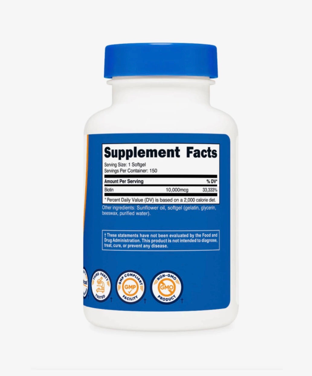 BIOTINA NUTRICOST 10.000MCG - 150 SOFTGELS
