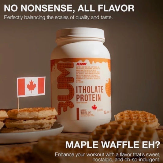 PROTEINA ISOLADA RAW MAPLE WAFFLE EH? 847,5G