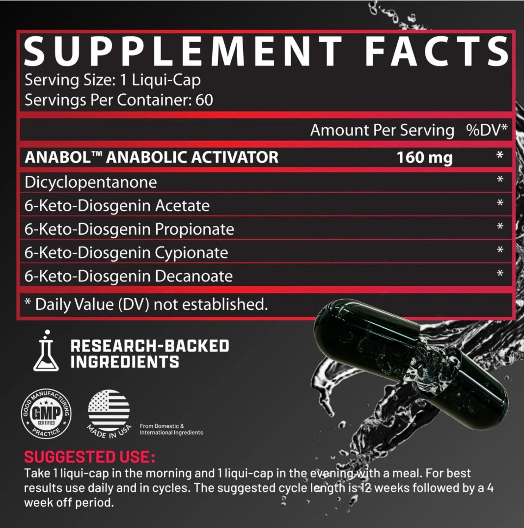 NUTREX ANABOL HARCORE 60 CAPSULAS