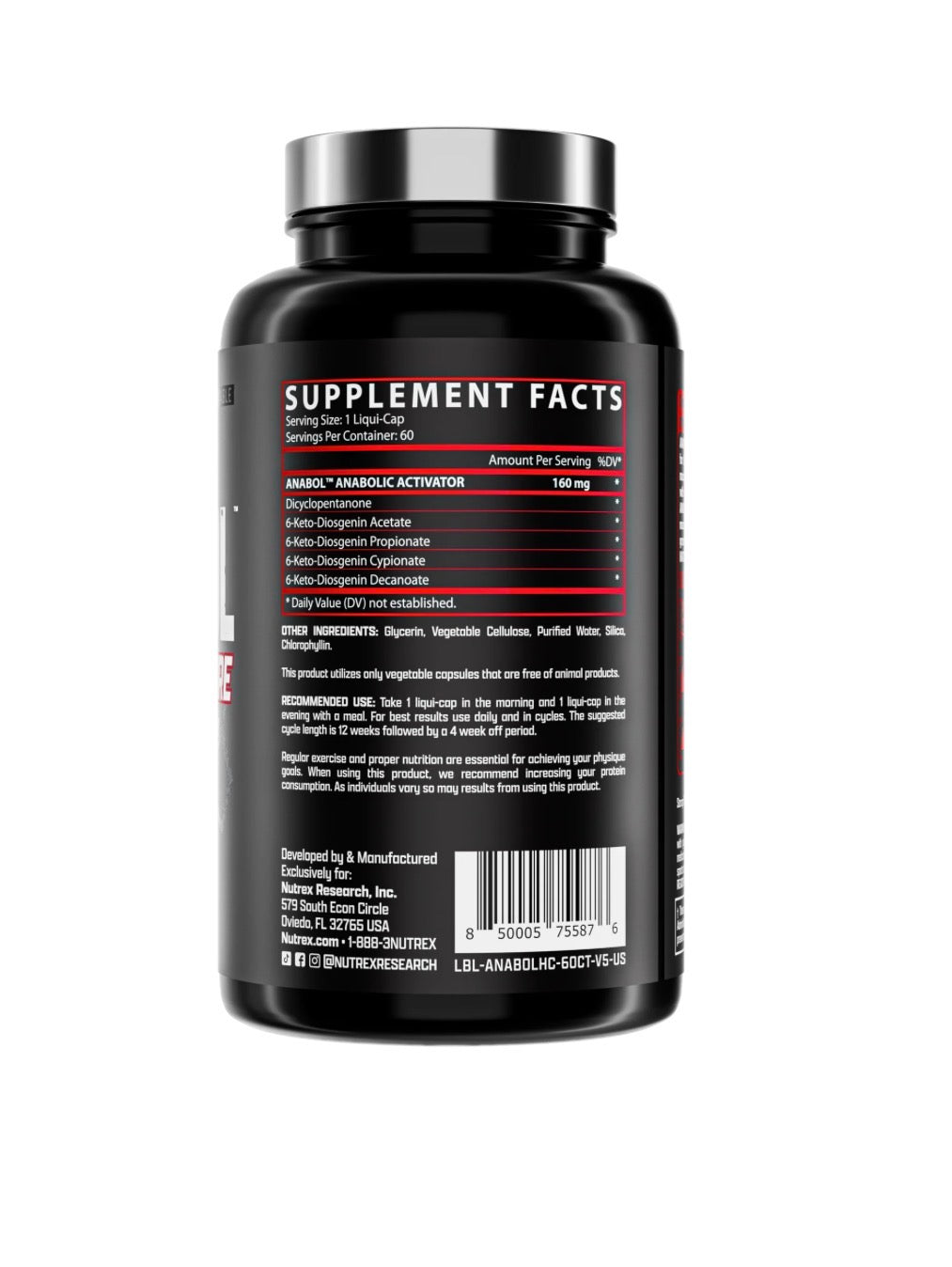 NUTREX ANABOL HARCORE 60 CAPSULAS