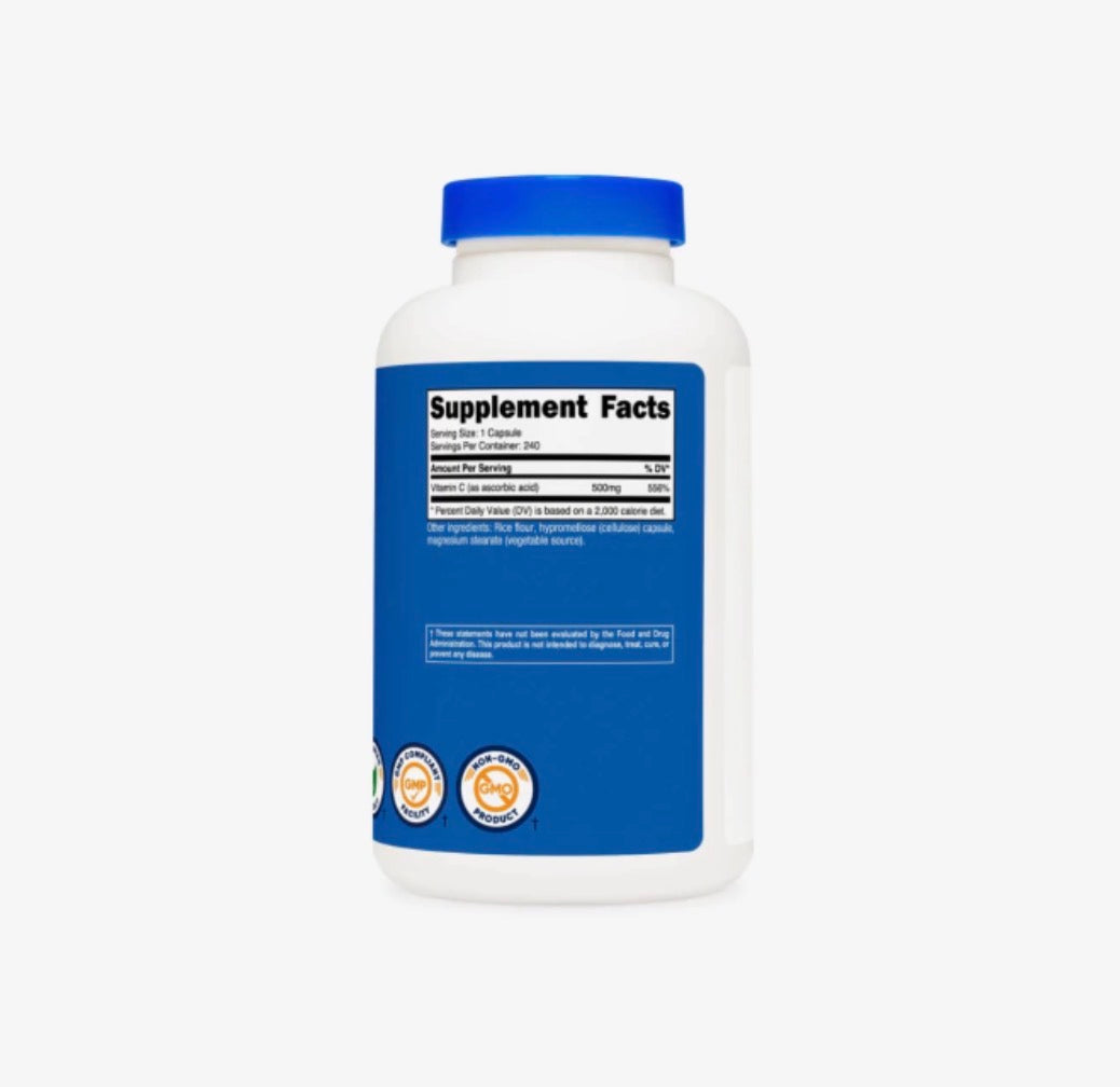 VITAMINA C NUTRICOST 500MG - 240 DOSES