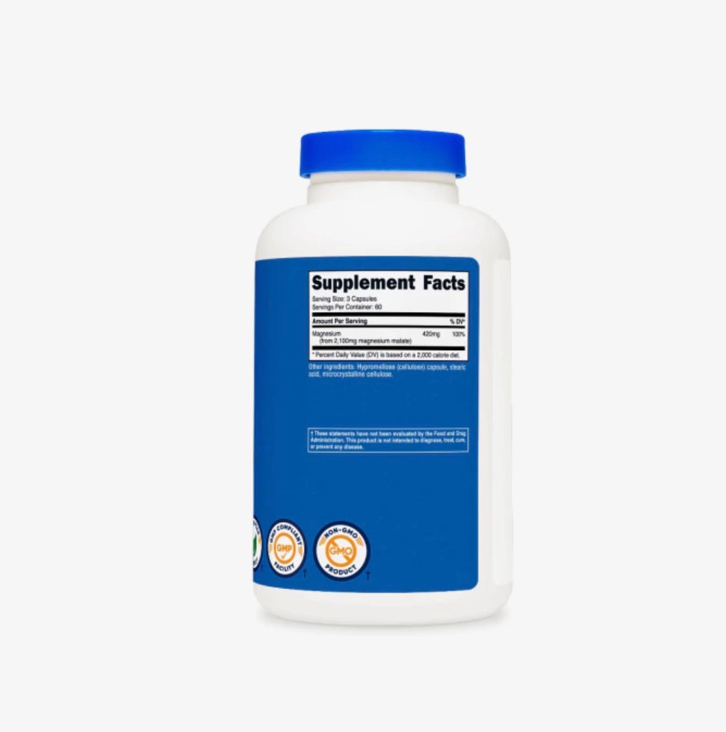 MAGNESIUM MALATE - 180 CAPSULES
