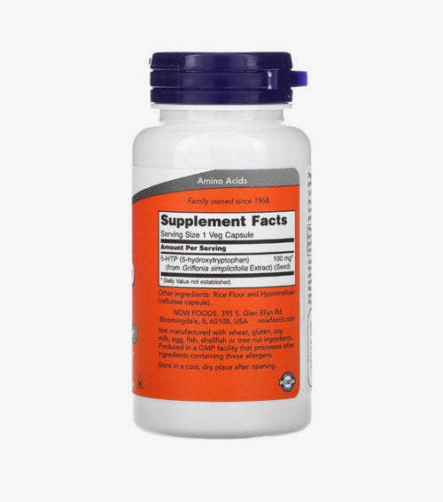 5-HTP 100MG 60 CAPSULAS- IMPORTADO
