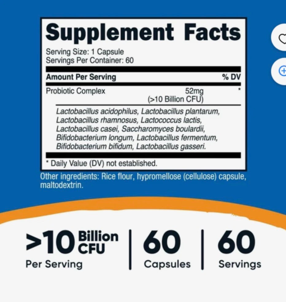 PROBIOTICO COMPLEX - 60 CAPSULAS