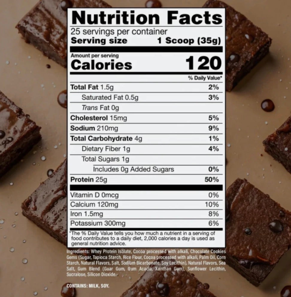 PROTEINA ISOLADA RAW FUDGE BROWNIE 875G