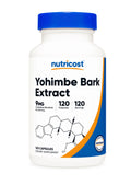 YOHIMBINA 9MG NUTRICOST - 120 CAPSULAS