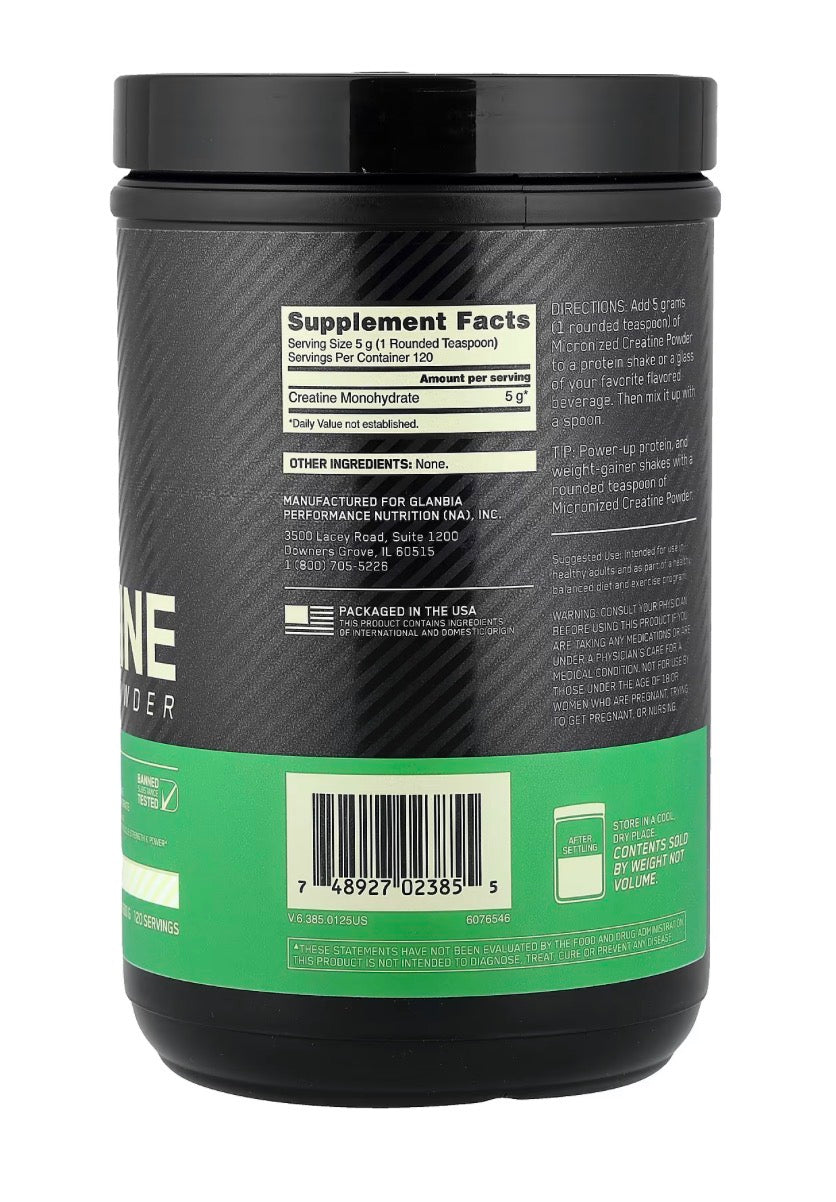 CREATINE OPTIMUM NUTRITION 600G