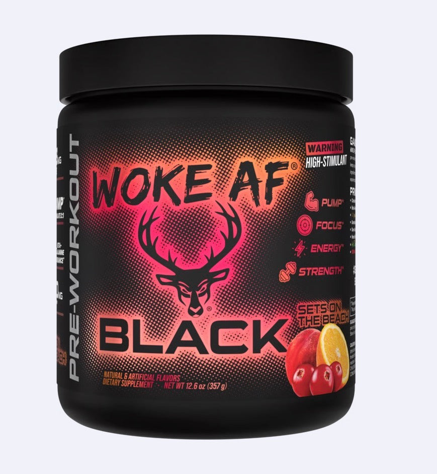 PRÉ TREINO WOKE AF BLACK - 357G