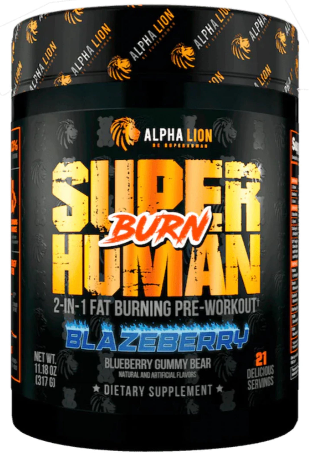 PRÉ TREINO + TERMOGÊNICO SUPER HUMAN 317G