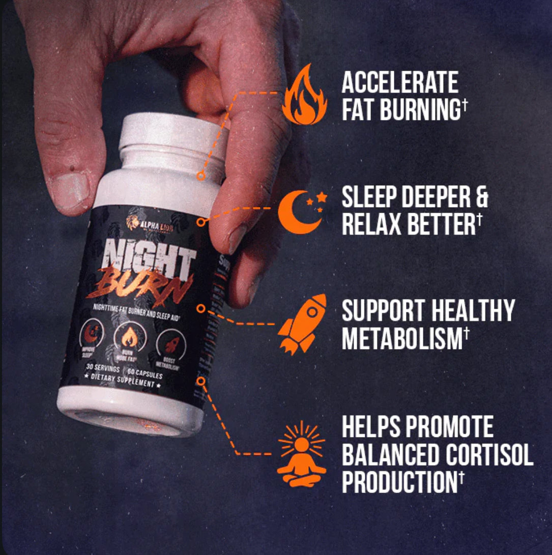 NIGHT BURN ALPHA LION - 60 CAPSULAS