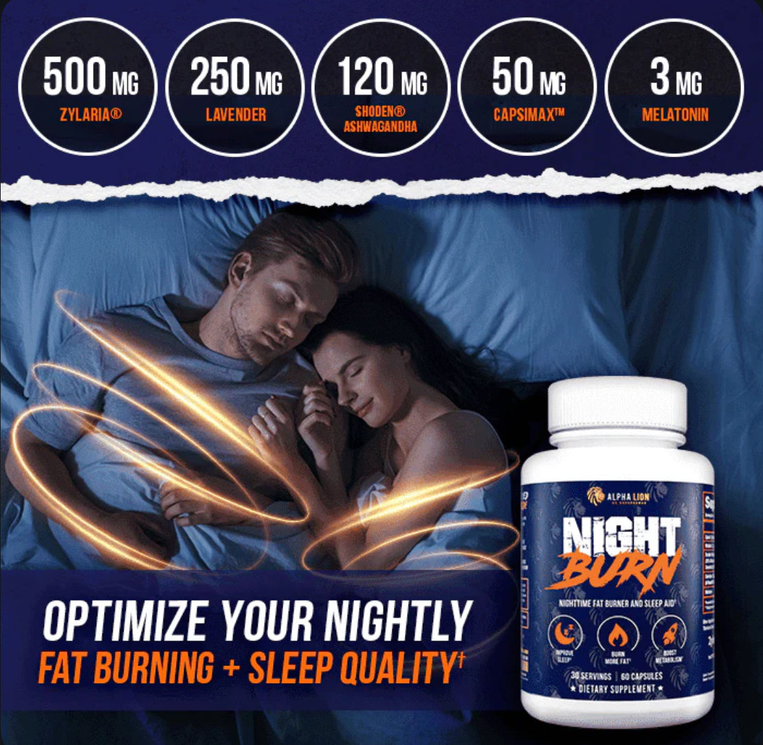 NIGHT BURN ALPHA LION - 60 CAPSULAS