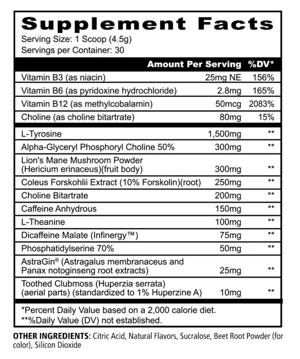 FOCUS SUPER NOOTROPIC - 135G