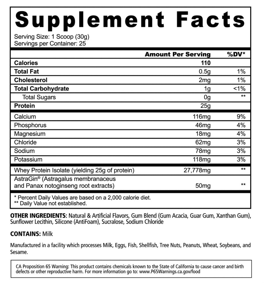 PROTEINA ISOLADA PANDA SUPPLEMENTS - 837G
