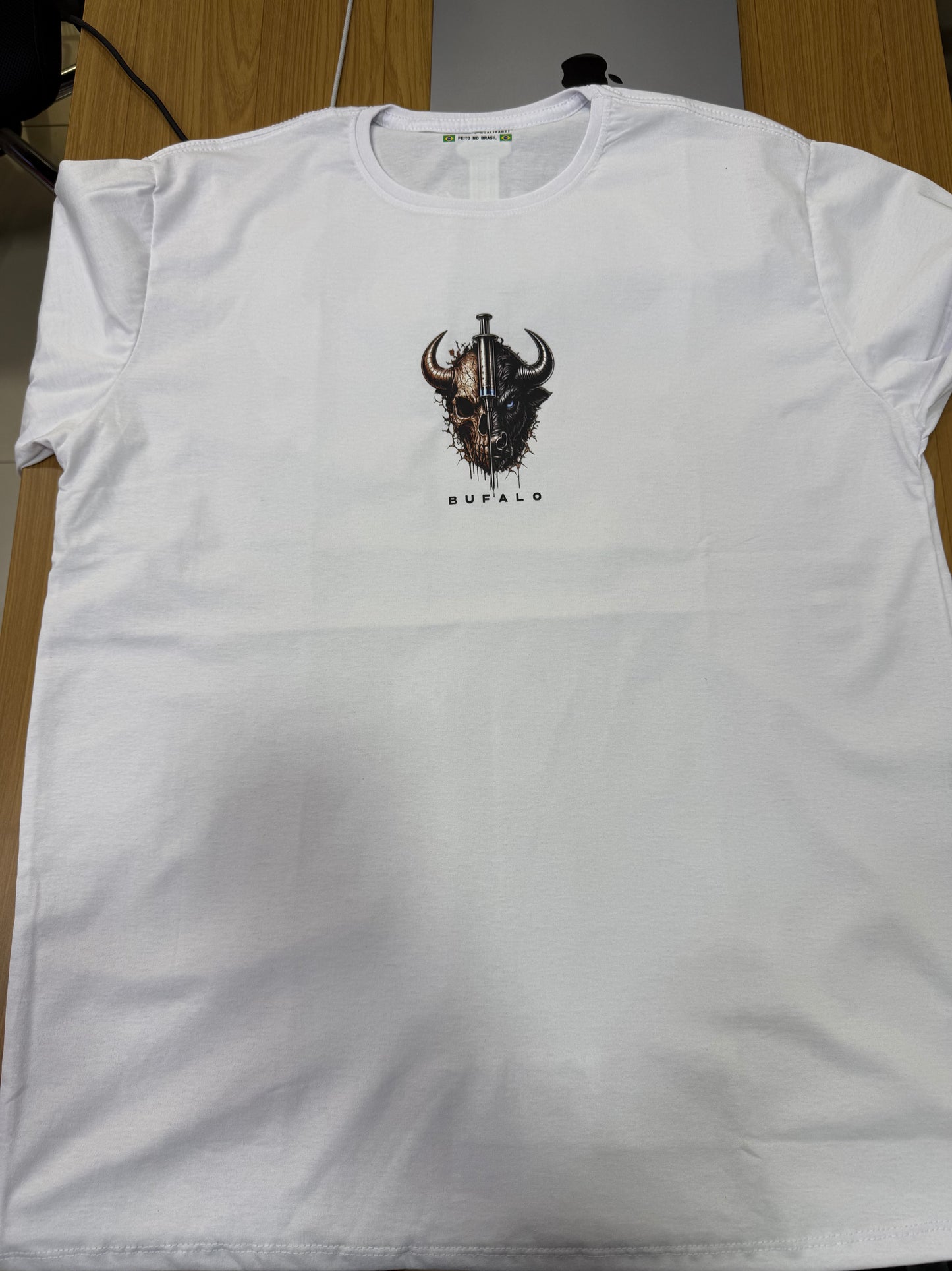 CAMISA OVERSIZED BRANCA SKULL