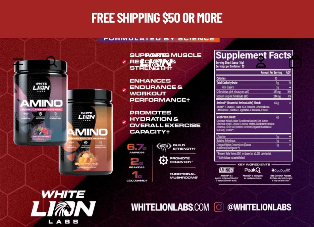 AMINO WHITE LION LABS - 447G
