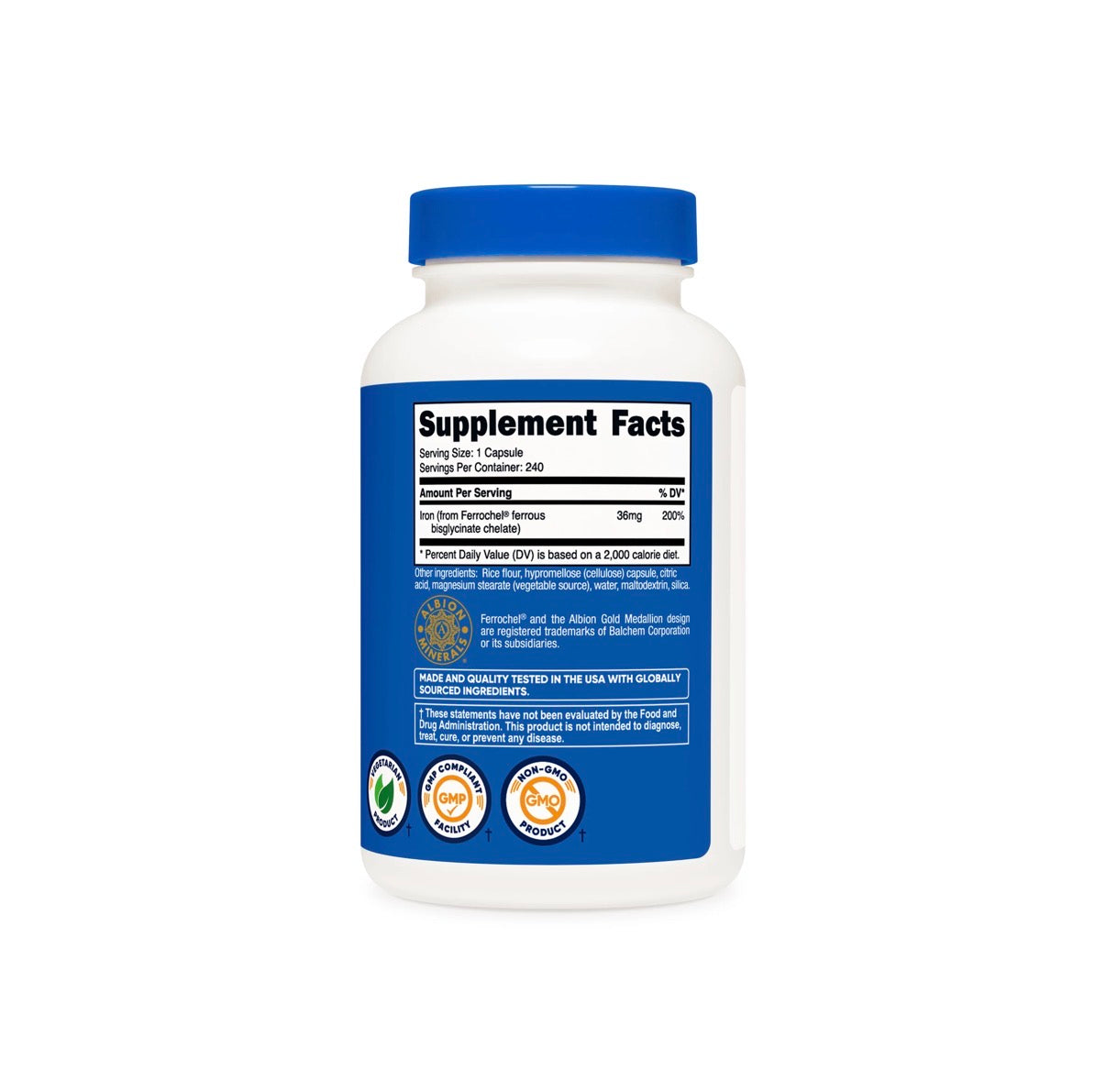 FERRO NUTRICOST 36MG - 240 DOSES