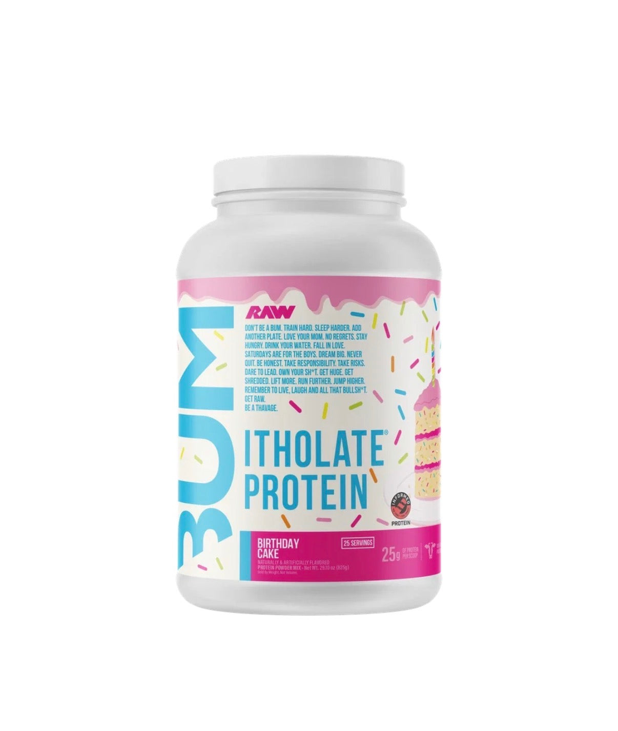 PROTEINA ISOLADA RAW BIRTHDAY CAKE 825G