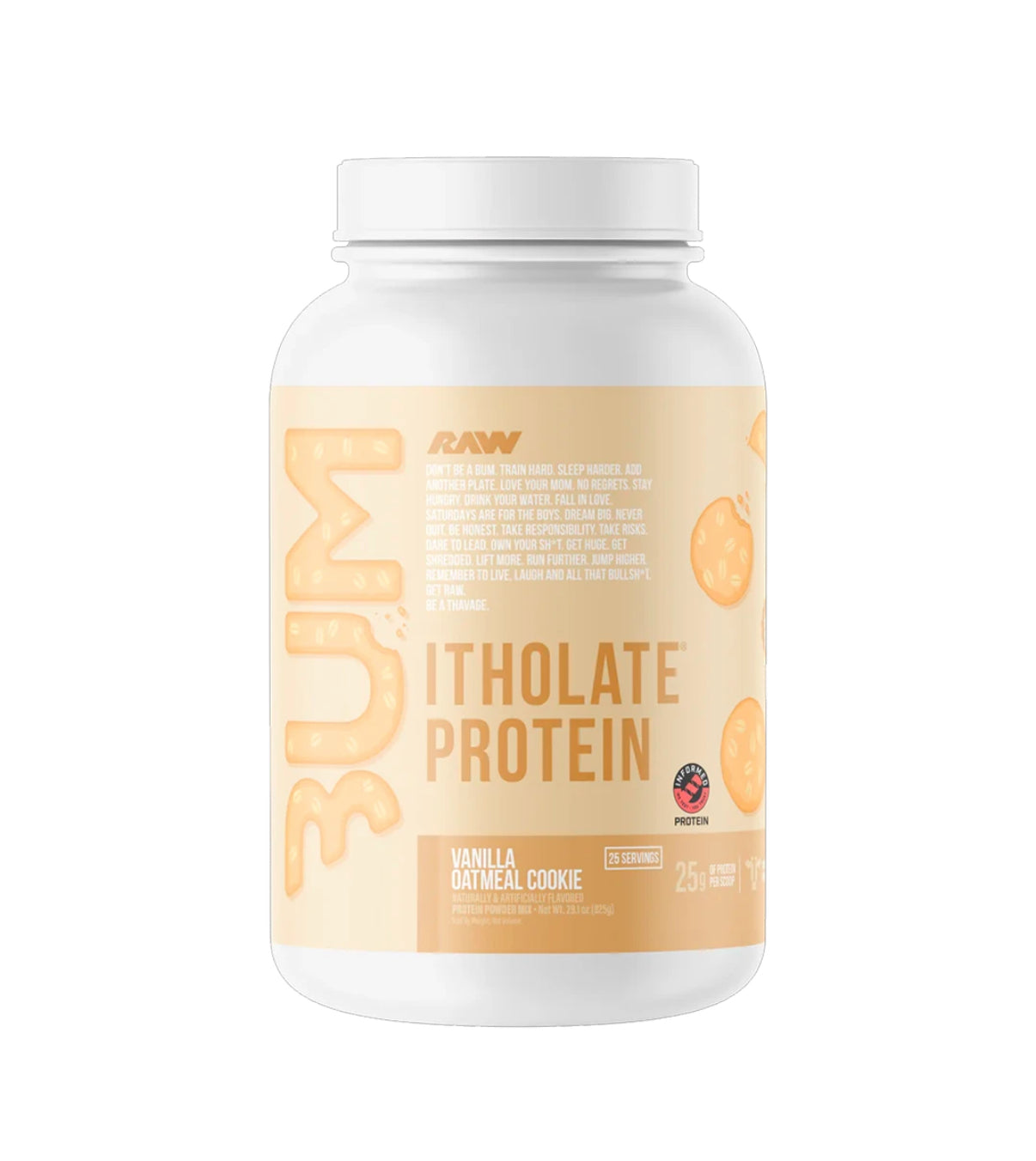 PROTEINA ISOLADA RAW VANILLA OATMEAL COOKIE 825G
