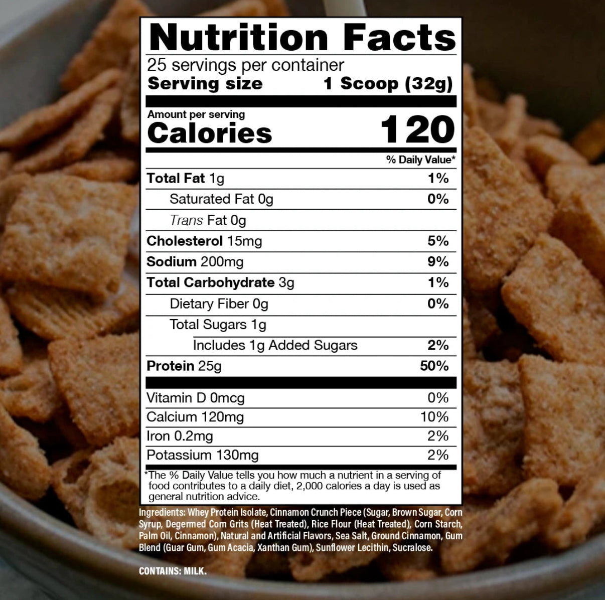 PROTEINA ISOLADA RAW CINNAMON CRUNCH CEREAL 800G