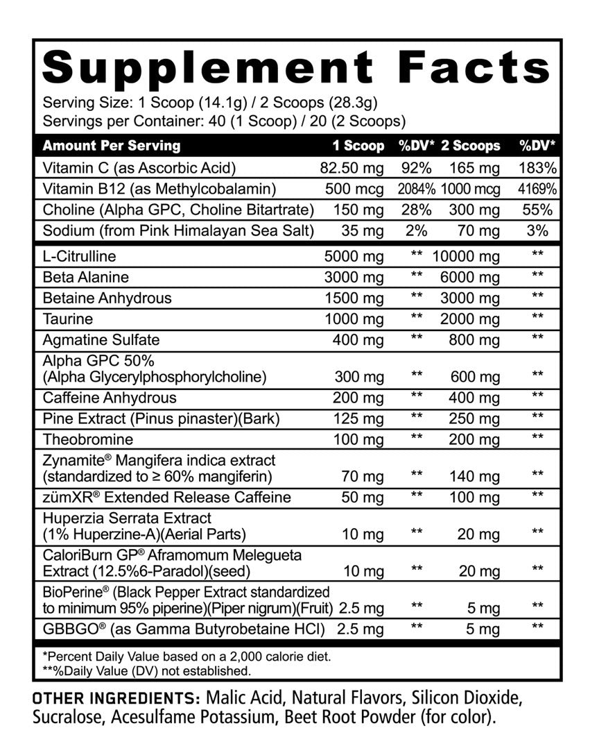 PRÉ TREINO PANDA SCORPION 565G