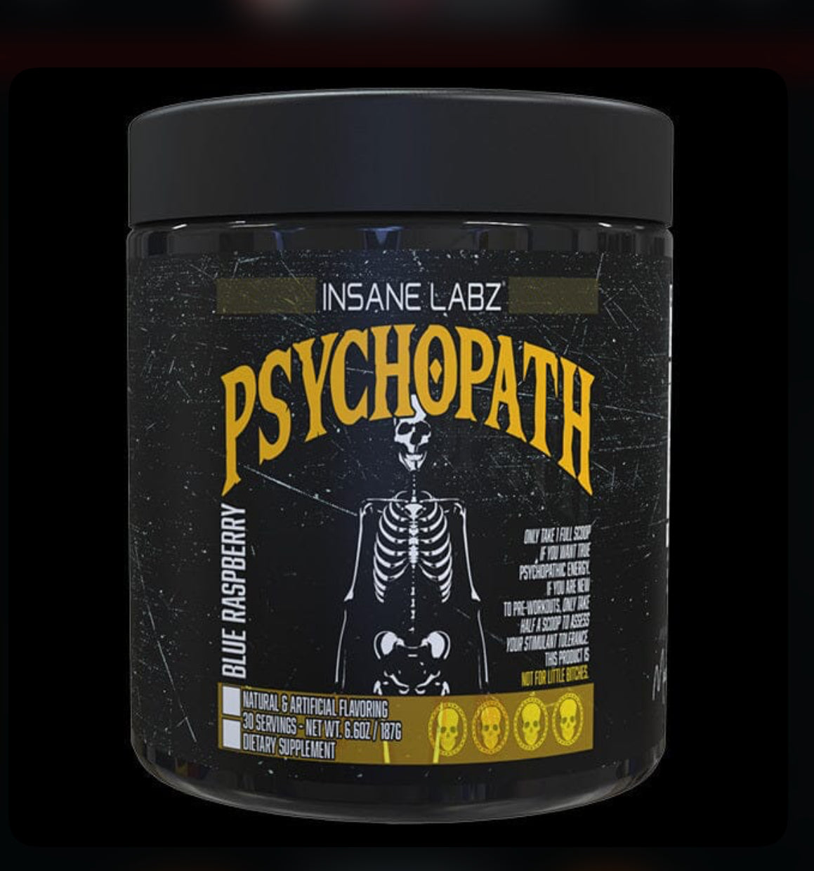 PRÉ TREINO PSYCHOPATH 187G