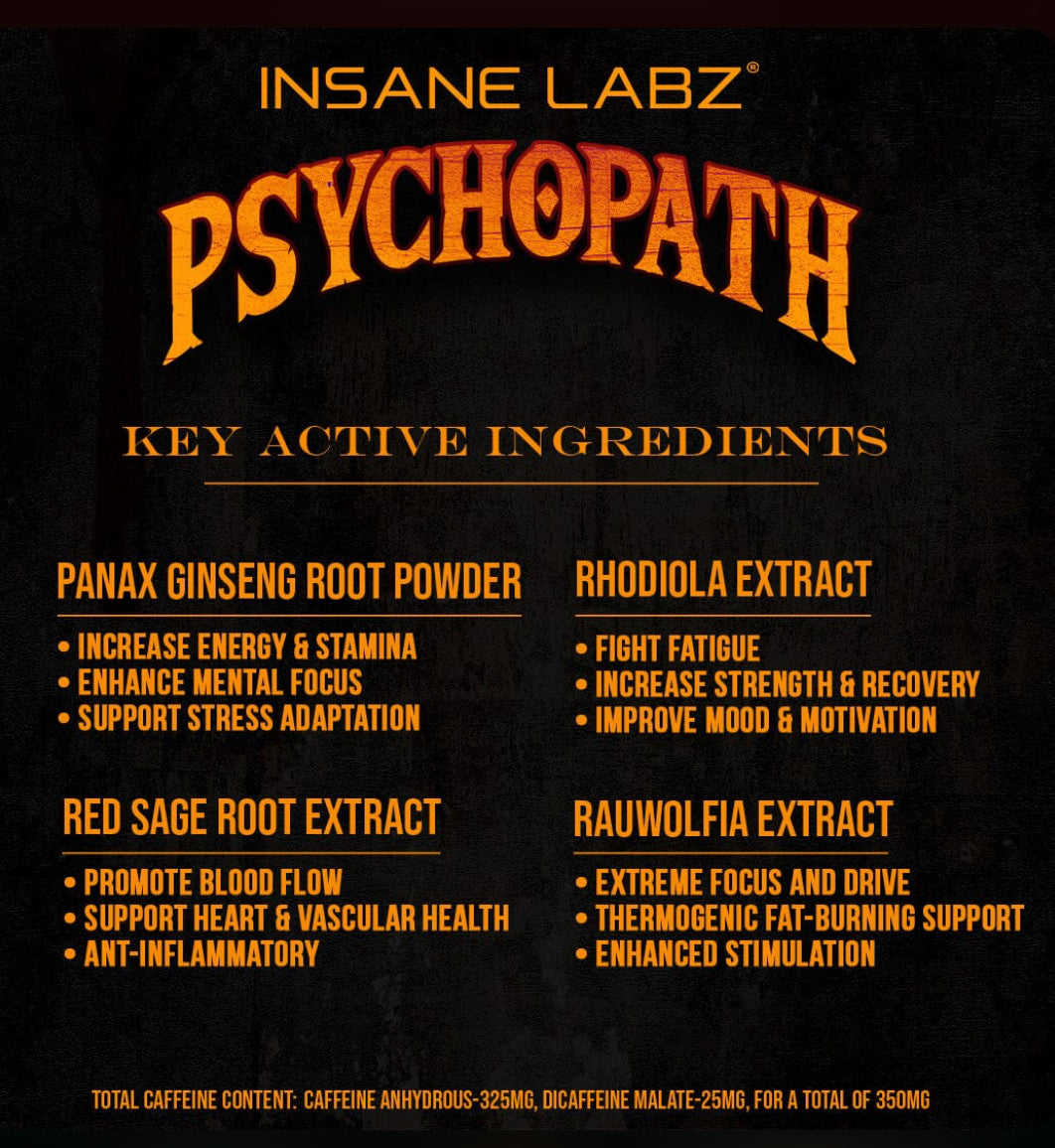 PRÉ TREINO PSYCHOPATH 187G