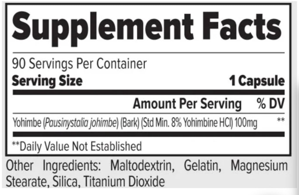 YOHIMBE FINAFLEX - 90 CAPSULAS