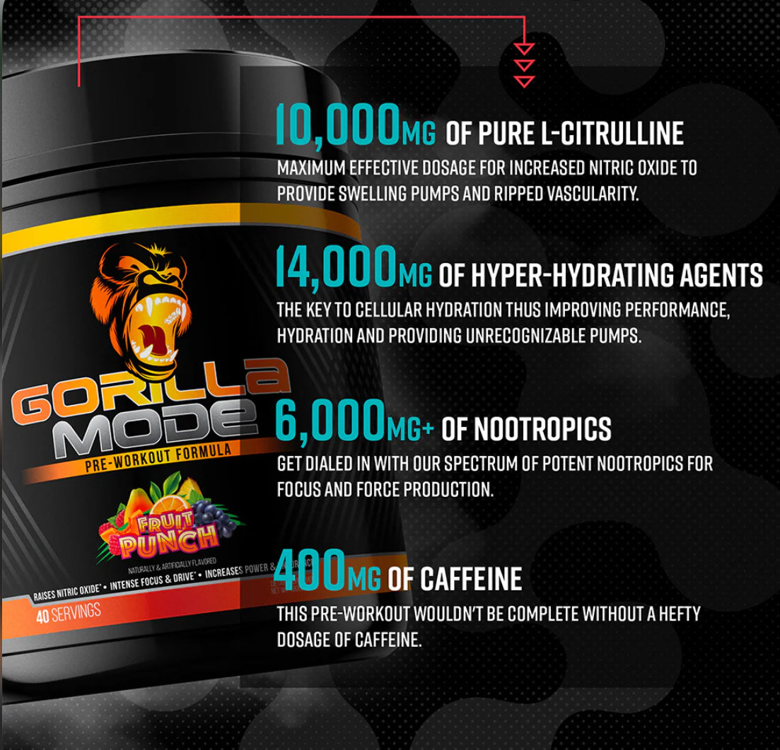 PRÉ TREINO GORILLA MODE - 808G