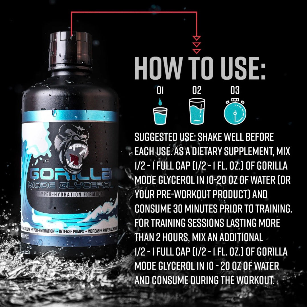 GORILLA MODE GLYCEROL - 60 DOSES