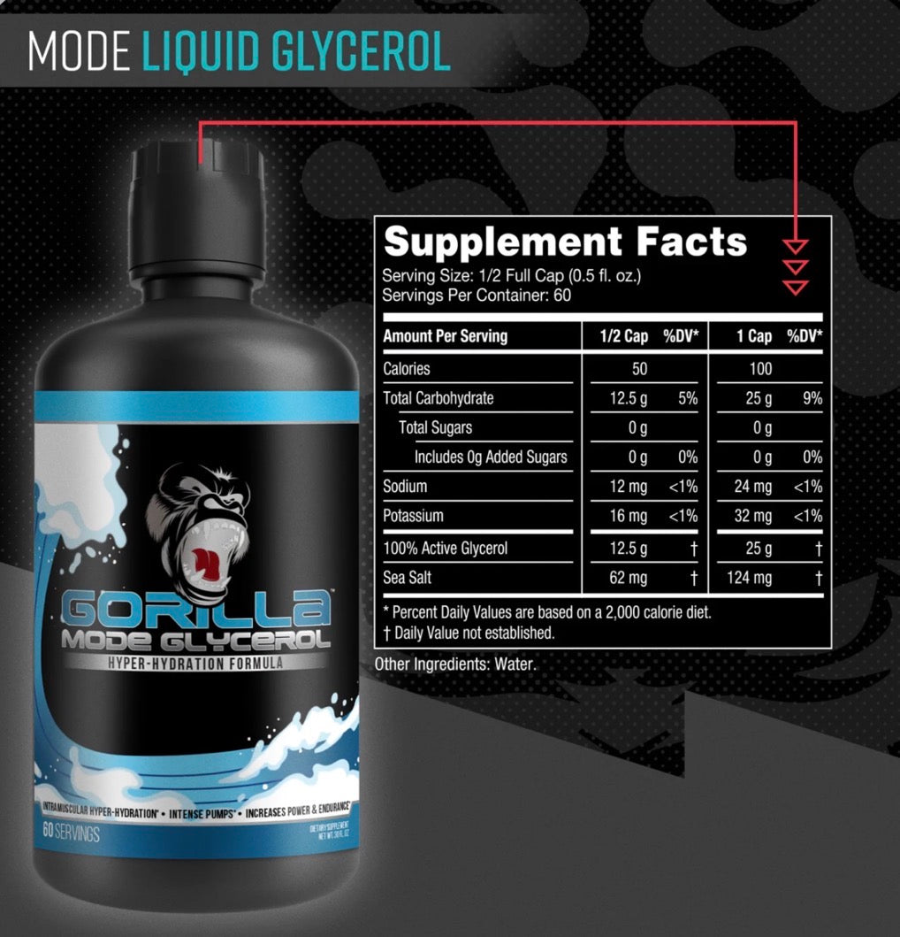 GORILLA MODE GLYCEROL - 60 DOSES